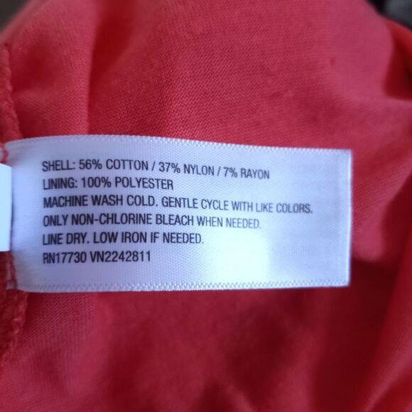 MOSSIMO ORANGE LACE OVERLAY DRESS SZ.L EUC - Picture 7 of 7